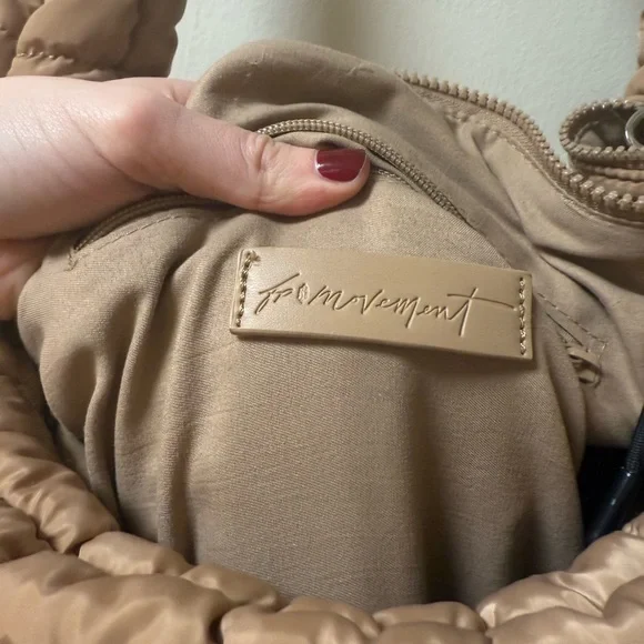 FP Movement Beige Quilted Women's Carryall Bag - Picture 7 of 7